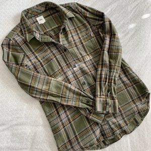 Vans Olive Green Flannel